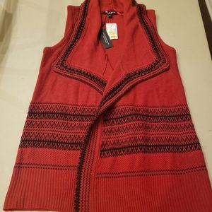 NWT Sleeveless Swedish style cardigan  sz PL